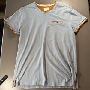 Scott James Polo Soft Cotton Large Blue/Brown Summer‎